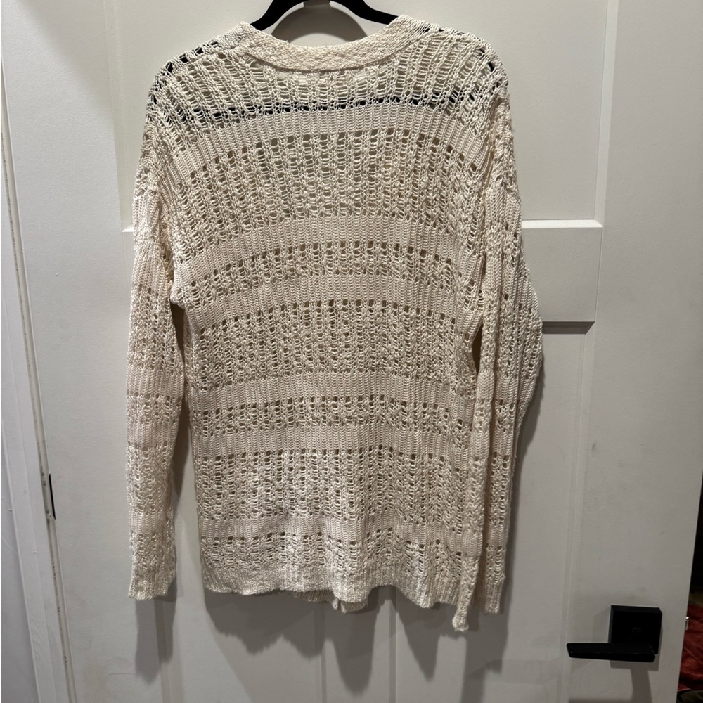 Mudd Cream Button Up Cardigan - Picture 4 of 4